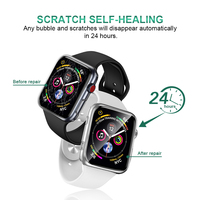 Protecteur d'écran incassable à couverture incurvée complète en TPU 3D anti-rayures pour Apple Watch 49mm Smartwatch Film d'écran