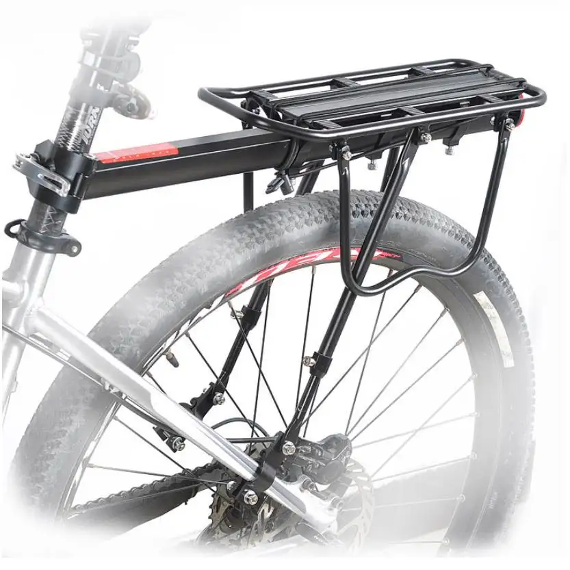 671-09 equipment is equipped with reflective mountain bike rear aluminum shelf luggage rack bicycle accessories
