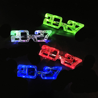 Meilleures Lunettes de Fête 2027 Nouvel An Noël Pleine Couleur Numérique Créatives et Amusantes pour Adolescents+ Monture en Plastique Accessoires de Photomaton