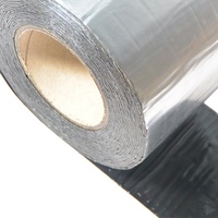 China Aluminium Face Repair Tape Bitumen Flash Band für die Reparatur von Dächern oder Rohren