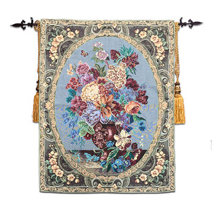Art européen personnalisé fait à la main tenture murale en coton tissu 118X138CM Aubusson Gobelin <span class=keywords><strong>tapisserie</strong></span> - Product Image 5