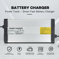 Chargeur de batterie YZPOWER 29,2 V 50 A pour batterie au lithium Lifepo4 24 V Batterie standard