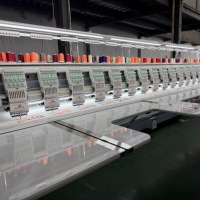 Máquina de Bordar Computarizada Multifuncional YUANHENG de 20 Agujas, Equipo de Bordado Industrial Multifuncional