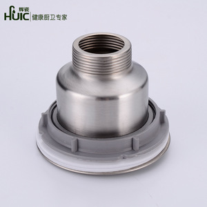 Stainless Steel Kitchen <strong>Sink</strong> <strong>Strainer</strong> with Removal <strong>Basket</strong>, Drainer Stopper. Round Shape Stainless Steel - Product Image 4