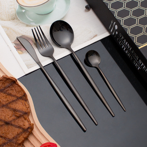 Atacado personalizado luxo ouro talheres <span class=keywords><strong>set</strong></span> com alta qualidade presente caixa 24pcs aço inoxidável talheres <span class=keywords><strong>set</strong></span> para casamento - Product Image 6