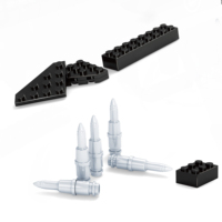 Jeu de blocs de construction militaire QBZ- 95, fusil d'assaut, ensemble de pistolet assemblé, jeu de briques, Kit de briques de construction militaire