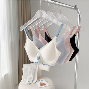 Conjunto de Sujetador de Mujer con <span class=keywords><strong>Espalda</strong></span> Bonita, <span class=keywords><strong>Sin</strong></span> Costuras, Cómodo, con <span class=keywords><strong>Push</strong></span>-<span class=keywords><strong>Up</strong></span>, <span class=keywords><strong>Sin</strong></span> Aro, de Sección Delgada, Directo de Fábrica - Product Image 2