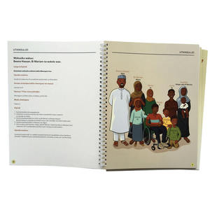 Livre scolaire bon marché à spirale, reliure souple, impression offset - Product Image 5