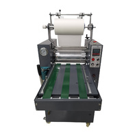 Plastifieuse hydraulique Semi-automatique FM-390C mm/350 pouces, rouleau de papier froid et chaud 13.77