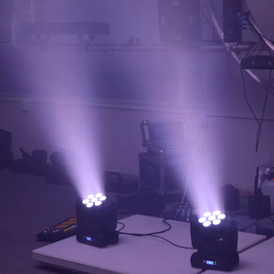 <span class=keywords><strong>Super</strong></span> prix 12 pièces LED rvb faisceau mobile tête lumière lumineuse esclave blanc corps lampe puissance sonore article éclairage chaud maître couleur - Product Image 6