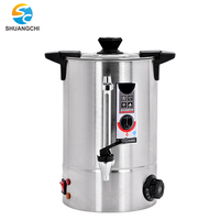 Chaudière de cuisine commerciale de bouilloire d'eau électrique d'acier inoxydable de Shuangchi 10L pour la conception de théière d'usage domestique