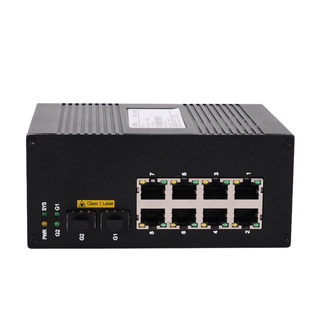 10/100/1000m Industrial Poe Switch Supporting Wide Temperature Managed PoE Network Switch