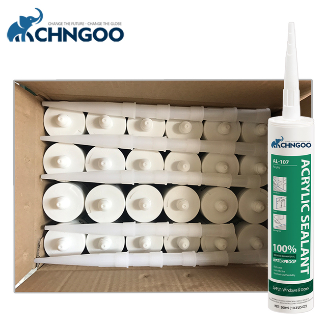 High Adhesion Paintable One Component Acrylic Sealant Universal for All Surfaces Good Texture Construction Packing Woodworking
