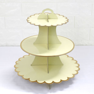 Présentoir à gâteaux de Noël pour fêtes de mariage personnalisé présentoir à gâteaux buffet en métal à 3 niveaux pour service alimentaire présentoir pour desserts traiteur - Product Image 4