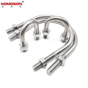 NOMOSION <b>U</b> Bolt M6 Stainless Steel Passivated For Pipe <b>Clamp</b> Fixing - Product Image 3