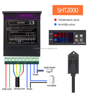 Pengendali suhu kelembaban Digital, termostat humistat termometer SHT2000