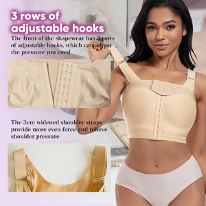 Modellante Post-operatorio per l'aumento medico del seno Push up top del reggiseno Faja con cinturino stabilizzatore per protesi mammarie - Product Image 5