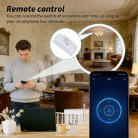 Disjoncteur intelligent Tuya exclusif transfrontalier 10A 250V, interrupteur WiFi avec minuterie à distance via application mobile, commande vocale Alexa, IP20