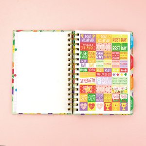 Tùy chỉnh sức khỏe Tâm thần kế hoạch cuốn sách cuộn dây máy tính xách tay tự chăm sóc danh sách kiểm tra Tạp Chí tổ chức xoắn ốc Nhật ký lịch trình chương trình nghị sự kế hoạch - Product Image 3