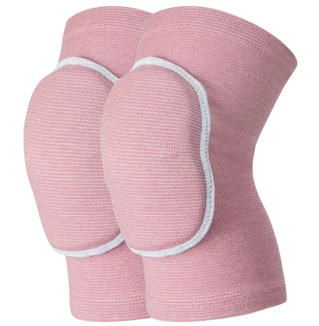 FSPG Esportes Compressão Joelhos Brace Elastic Knee Protector Suporte Espessado Esponja Joelheiras para Dança Voleibol