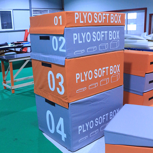 Caja de Salto Pliométrica Personalizada, Juego de 12 Piezas de Plástico Suave para Entrenamiento de Abdominales - Product Image 2