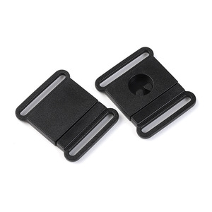 Hebilla de plástico de liberación lateral, 25mm de diámetro interior, color negro, duradera, para bolsos, mochilas, cinturones, accesorios para cascos - Product Image 1