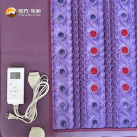 Tapis chauffant en jade améthyste naturel violet Jiwan Lejia pour usage domestique et SPA, certifié FCC CE