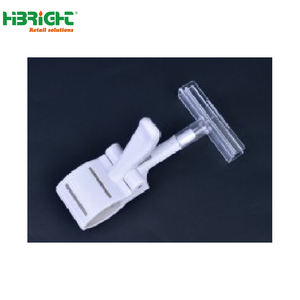 Soporte de plástico Pop Soporte de plástico para precios de carteles Clip de plástico transparente Pop para promoción de supermercado - Product Image 1