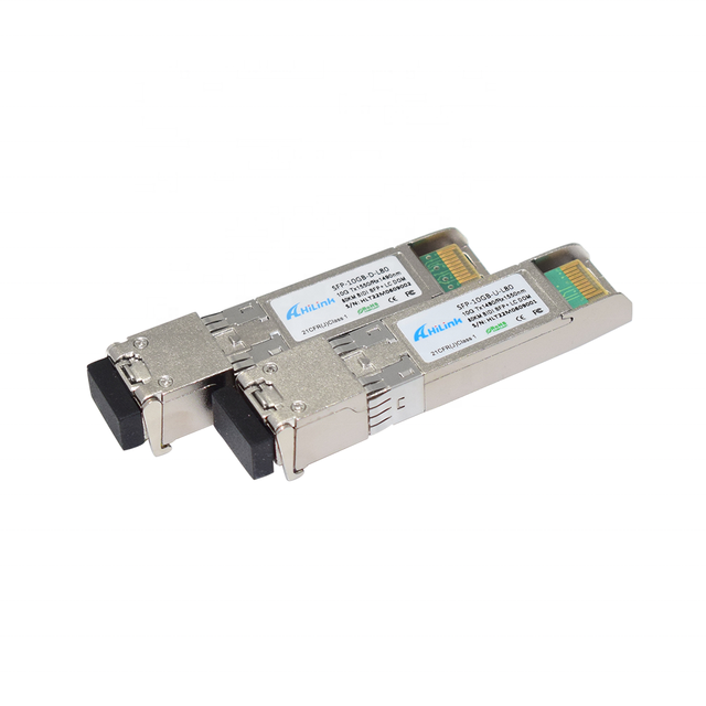 Hilink 10G BIDI SFP+ 80KM STM-64 OC-192 WDM Fiber Optic Transceivers SMF 1490nm/1550nm for FTTX