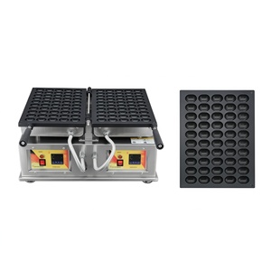 Maßgefertigter Drehbarer Elektrischer Automatischer Waffeleisen |   Bärenförmige Münzwaffelmaschine für Gewerbe mit Antihaftbeschichtung und Timer-Einstellungen - Product Image 1
