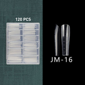 Hanyinails Fournisseur OEM Offre de beauté des ongles XL Coffin Moule français Construction Pointes d'ongles à double forme pour extension de gel dur en poly gel - Product Image 1