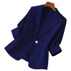 Nueva chaqueta tejida <span class=keywords><strong>para</strong></span> <span class=keywords><strong>mujer</strong></span> <span class=keywords><strong>para</strong></span> primavera otoño-OL ropa <span class=keywords><strong>de</strong></span> <span class=keywords><strong>oficina</strong></span> Slim Fit botón único flocado bordado manga completa profesional - Product Image 6