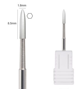 Forets à ongles en carbure de tungstène 3/32'' hexagonaux pour manucure et pédicure, soin des cuticules, vente en gros - Product Image 5