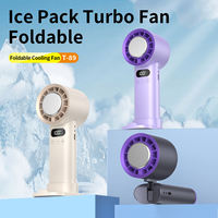 Nouveau modèle de ventilateur portable sans lame, mini ventilateur électrique rechargeable à turbine pliable