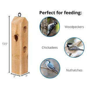 Faune Log Jammer Suet Plug Feeder-Contient 3 Suet Plugs - Product Image 4