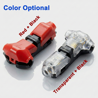 Connecteur de raccordement rapide sans soudure pour câble d'alimentation PC 1 broche basse tension, mâle/femelle, conception T-Tap, sans dénudage, pour fils toronnés ou rigides 24-20 AWG