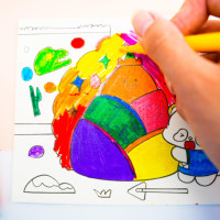 Boîte Packs Marqueurs Lavables pour Enfants DIY Promotionnel Lavable Textile Marqueurs Tissu Marqueur Stylo Ensemble