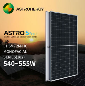 ชุดแผงเซลล์แสงอาทิตย์แบบโมโนเฟเชียล5 CHSM72M-HC (182) <span class=keywords><strong>540W</strong></span> 550W 555 W แผงโซลาร์เซลล์ขนาด555วัตต์ - Product Image 2