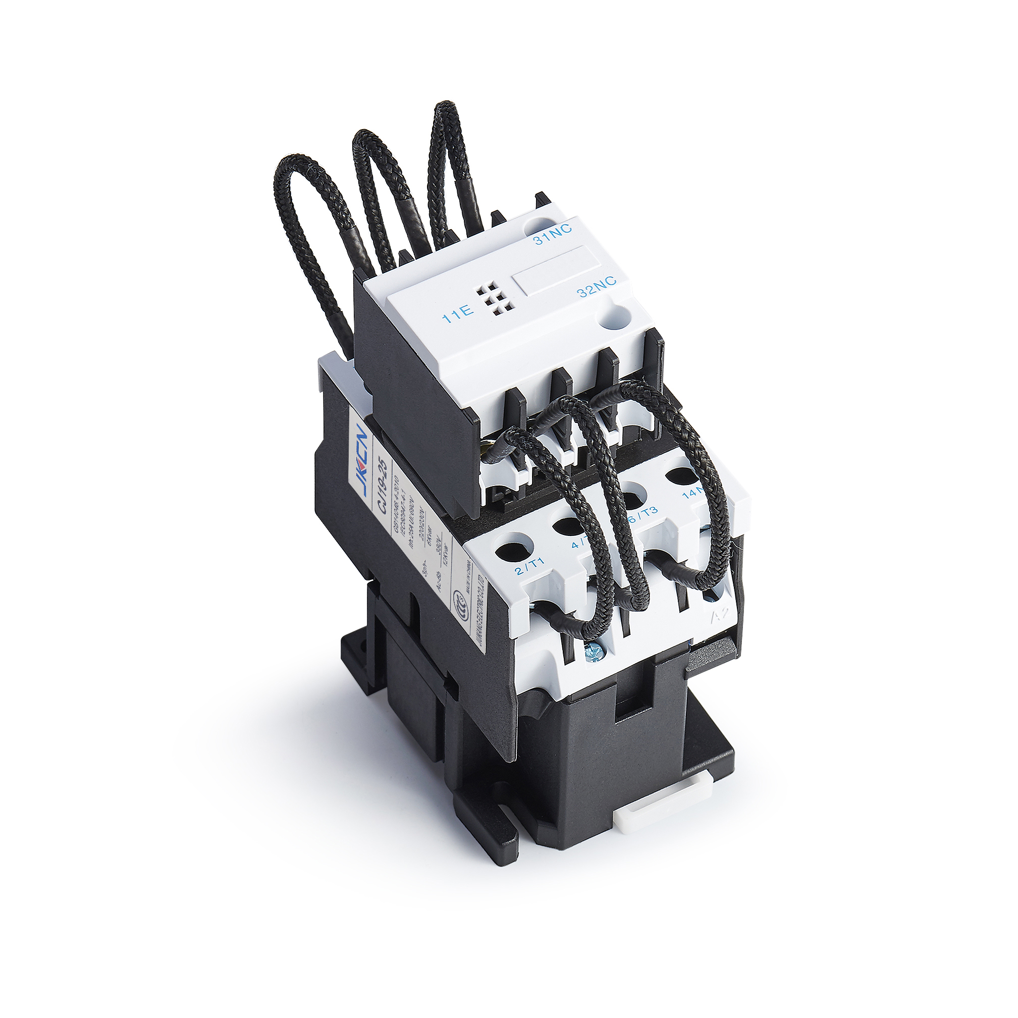 Длительный срок службы надежный CJ19 ac типы контрактора, 3 фазы Электрический магнитный контактор переменного тока,