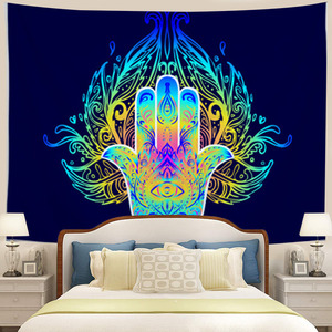 Hot bán Chất lượng cao đã sẵn sàng để tàu và tùy chỉnh Hippie tường treo Trippy psychedelic tấm thảm - Product Image 4