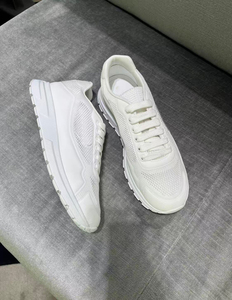 2026 Nuove <span class=keywords><strong>Scarpe</strong></span> da Corsa <span class=keywords><strong>Sportive</strong></span> Bianche da Uomo <span class=keywords><strong>di</strong></span> Marca Designer con Lacci, in Vera Pelle e Fodera in Mesh, Tendenza Moda Lusso Leggero - Product Image 5
