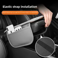 Coussin protecteur de boîte d'accoudoir automatique Coussin de repose-bras de voiture Poche de rangement latérale Kits intérieurs Housse de protection de console centrale pour coude