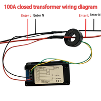 Voltmètre, ampèremètre, compteur d'énergie KWS-ac300, compteur d'énergie KWS, AC 50-300 volts avec fonction de réinitialisation, wattmètre LED AC, 0-100A