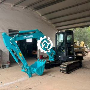 Escavatore Usato <span class=keywords><strong>Kobelco</strong></span> <span class=keywords><strong>SK55</strong></span> 2024 <span class=keywords><strong>Mini</strong></span> SK55SR 5,5 Tonnellate Escavatore Idraulico Cingolato Capacità Benna 3,4m 0-100 Ore - Product Image 4