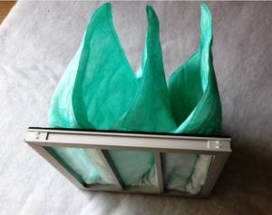 Filtro a sacco di fabbrica G4 EU4 Iso 70% grossolana 592X287X200 6k / 25 mm tubo di scarico 6 tasche - Product Image 3