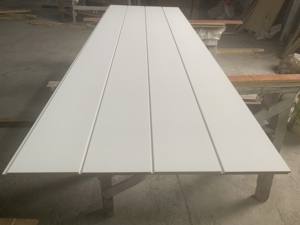 Usage multiple Bon marché Blanc apprêté MDF Mur <span class=keywords><strong>Z</strong></span> Forme Nickle Gap Wall Panel Shiplap - Product Image 4