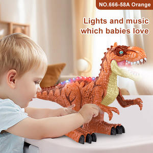 Jouets de dinosaures réalistes personnalisés en plastique, Tyrannosaurus Rex électrique interactif qui marche, télécommande à 8 canaux - Product Image 3