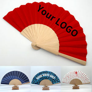<b>Personalised</b> Custom Printed Bamboo Wooden Folding Clack Hand <b>Fan</b> Logo for Women Man Festival Parties Rave Accessories - Product Image 3