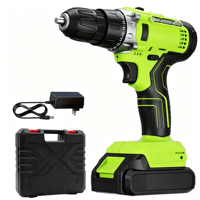 Perceuse sans fil mini 21V à vitesse variable avec batterie au lithium rechargeable - Outil électrique industriel/DIY OEM en gros