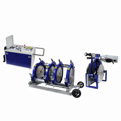 90mm-315mm A8 Termofusion  Hydraulic Power Welding Machine HDPE Pipe Butt fusion Welding Machine with Wheels